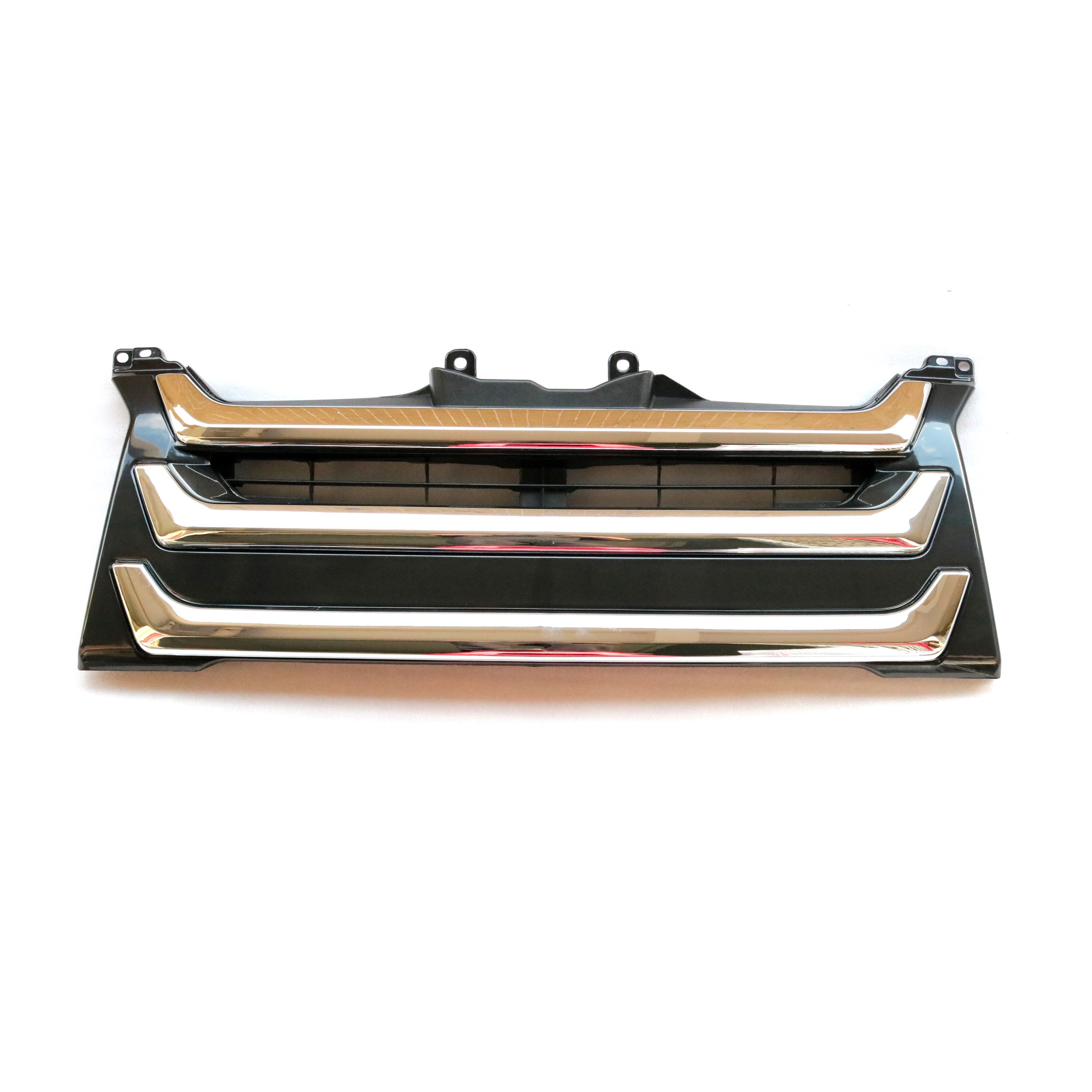 Abs Material Car Front Grill for HIACE 2014-2018 Body Kit Front Grille Bumper Middle Cover With Led Light